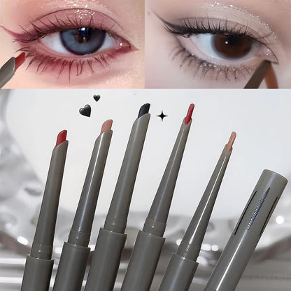 Silky Long-lasting Eye Liner Pencil  Eyeliner Pen Natural Matte Wine Red Eyeliner Easy To Color Waterproof Eye Make Up Cosmetics - ShoreCo.Shop