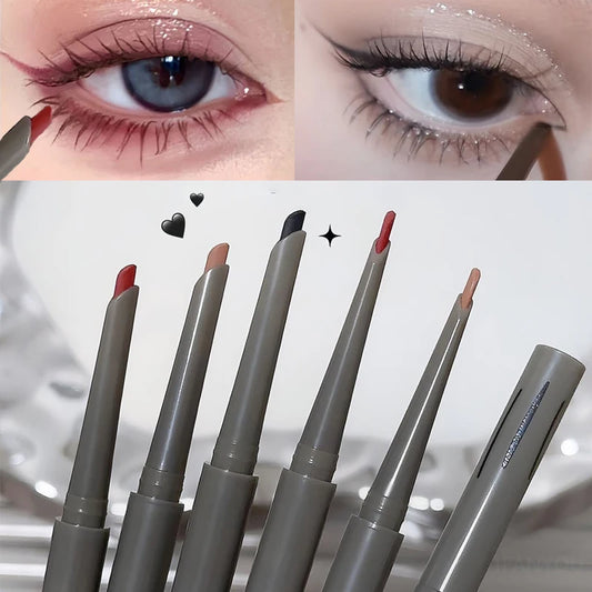 Silky Long-lasting Eye Liner Pencil  Eyeliner Pen Natural Matte Wine Red Eyeliner Easy To Color Waterproof Eye Make Up Cosmetics - ShoreCo.Shop