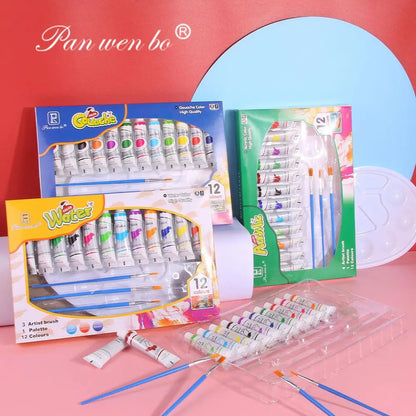 Acrylic Paint Set 6/12 Colors 25ml,Water-Proof Portable Art Rich Pigments for DlY Craft,Drawing,Painting,Canvas, Rock    Home Decor Supply | Online Retail | ShoreShopper.com
