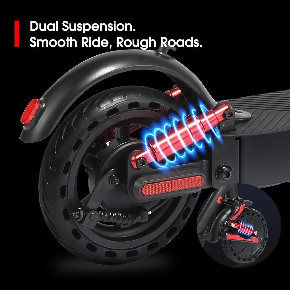 HUANCI D06 500W e scooter Electric Scooters 32km/h escooters Escooter scooter electric for adults eScooter Dual Shock Absorbers - ShoreCo.Shop