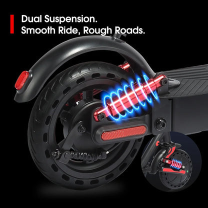HUANCI D06 500W e scooter Electric Scooters 32km/h escooters Escooter scooter electric for adults eScooter Dual Shock Absorbers - ShoreCo.Shop