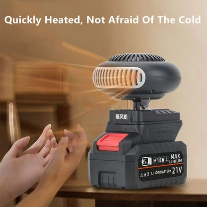 Electric Power Warm Air Blower Fan Heater Portable Small Space Heater Car Window Defogger Power Tool Parts Battery Powered    Home Decor Supply | Online Retail | ShoreShopper.com