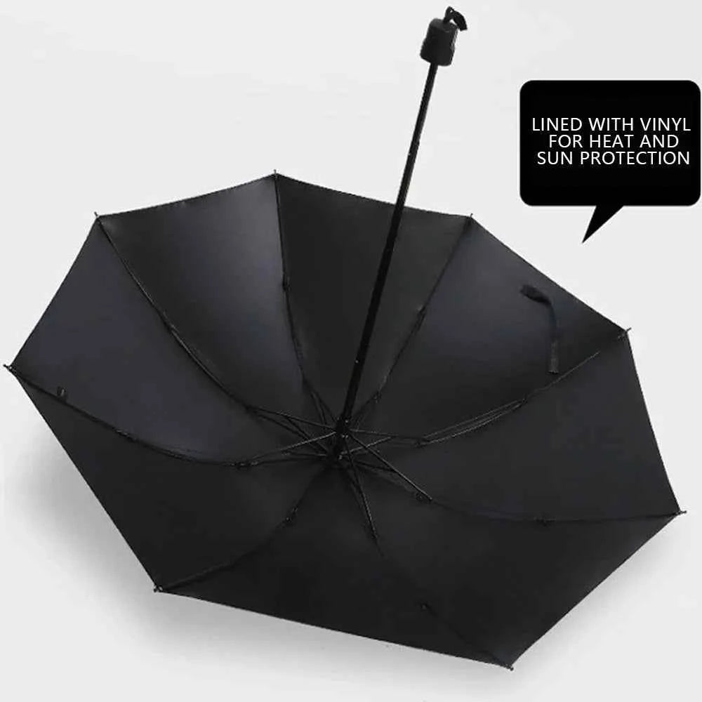Umbrellas Sun umbrellas Cartoon rain and sunny manually folded student portable umbrellas Sunshade accessories Outdoor equipment