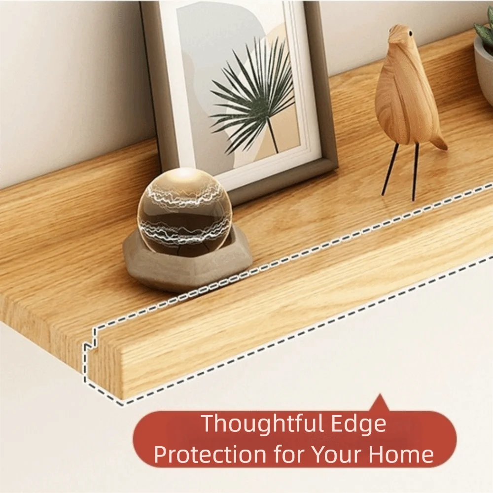 Space Saving Wooden Floating Shelf Minimalist Style Decorative Display Stand Rustic Bookshelf Organizer Living Room    Home Decor Supply | Online Retail | ShoreShopper.com