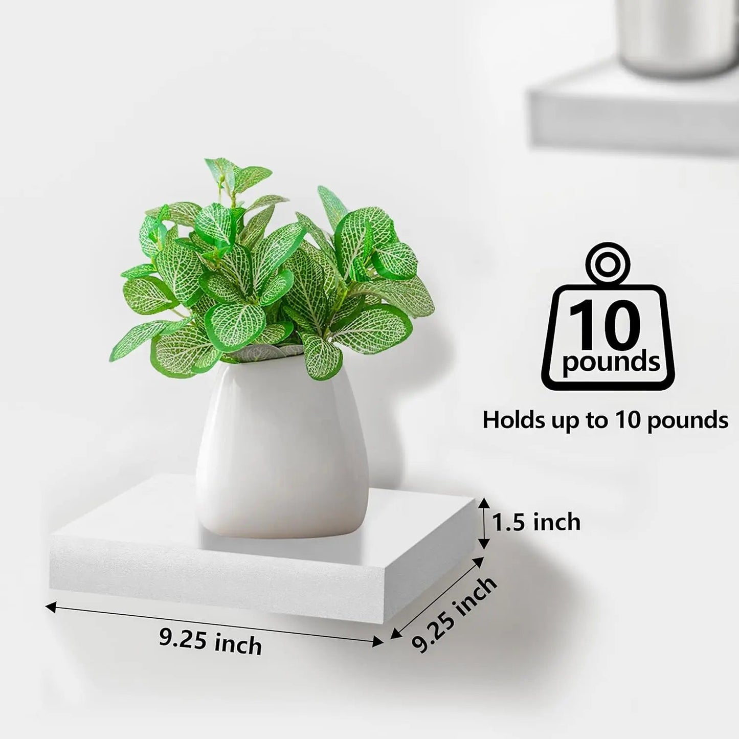 Square Floating Shelf Wood Wall Small Shelves for Living Room Decor Display Stand Bedroom Bathroom Decorative Floating Shelf    Home Decor Supply | Online Retail | ShoreShopper.com