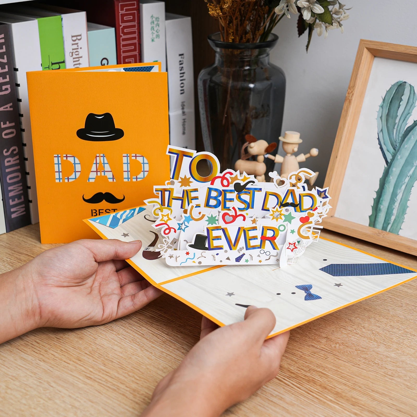3D Pop-Up Father's Day Greeting Card Unique Handmade Gift for Dad Birthday Card with Notecard    Your Coastal Marketplace | Shoreshopper.com