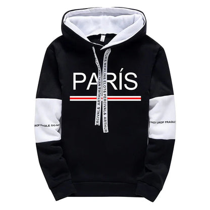 Paris Fashion Hoodies for Men High Quality Hooded Long Sleeve Sweatshirts All Season Daily Casual Sports Pullover Men's Clothes    Home Decor Supply | Online Retail | ShoreShopper.com