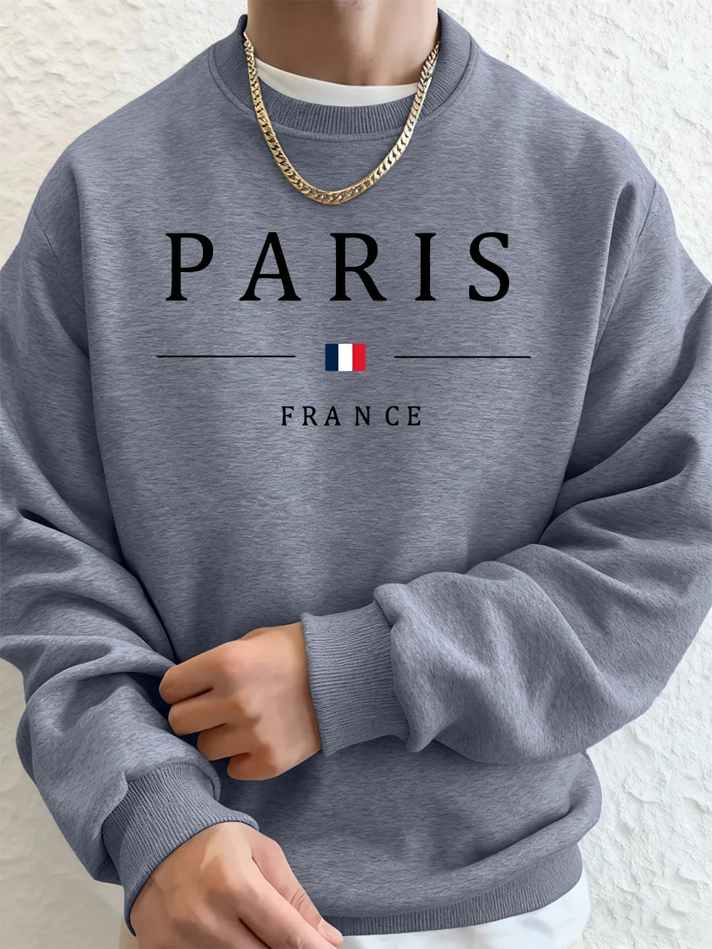 Paris France Flag Printing Men'S Hoodies Autumn Oversize Sweatshirt Hip Hop Crewneck Fleece Warm Streetwear Street Men Clothes    Home Decor Supply | Online Retail | ShoreShopper.com