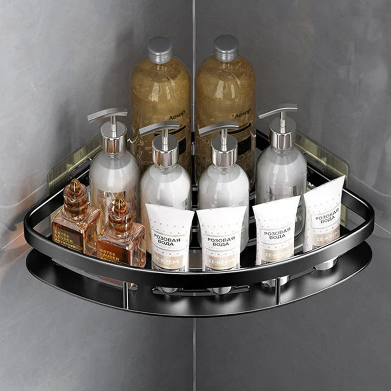 Bathroom Shelf Aluminum Alloy Shampoo Rack Makeup Storage Organizer Shower Shelf Bathroom Accessories No Drill Wall Corner Shelf    Home Decor Supply | Online Retail | ShoreShopper.com