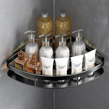Bathroom Shelf Aluminum Alloy Shampoo Rack Makeup Storage Organizer Shower Shelf Bathroom Accessories No Drill Wall Corner Shelf    Home Decor Supply | Online Retail | ShoreShopper.com