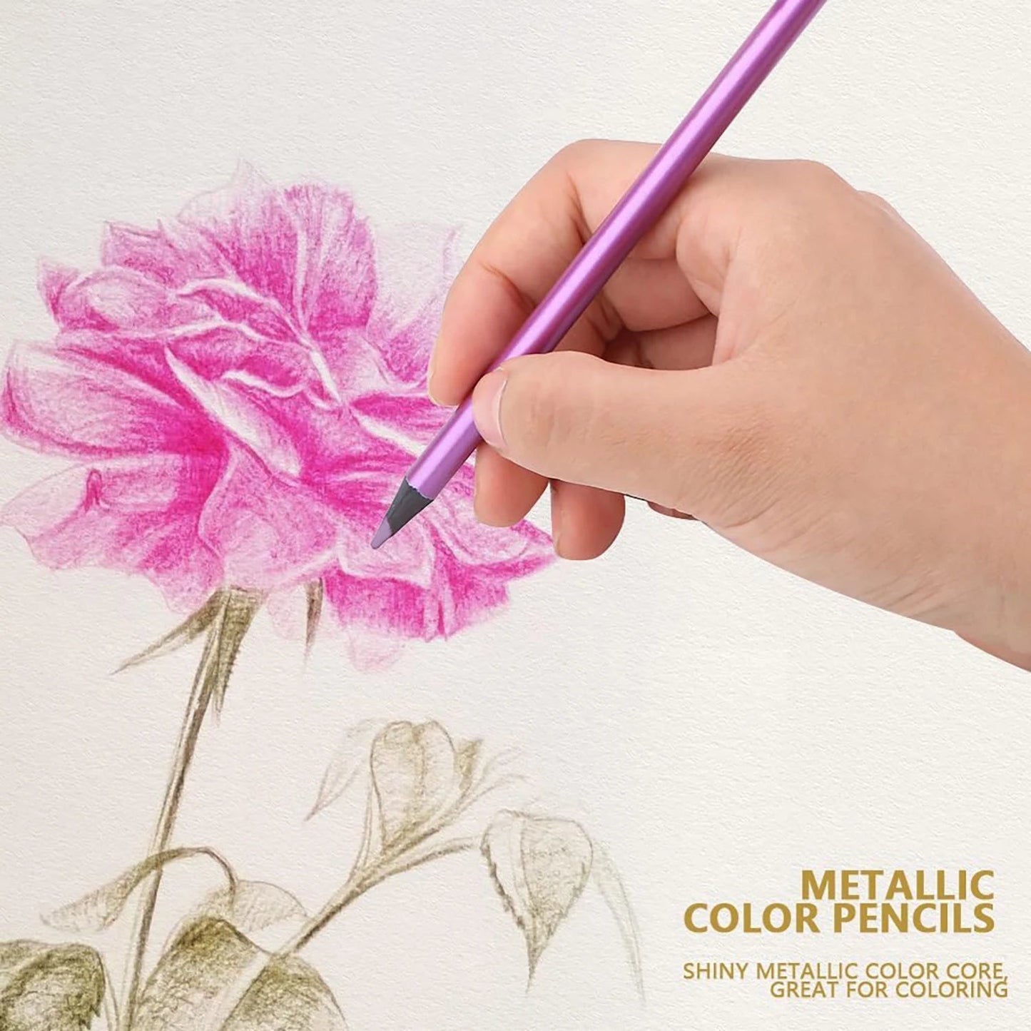 Drawing pencils, 38 art supplies sketching pencil sets, graphite pencils, charcoal pencils, and 12 metallic pencils,art supplies    Home Decor Supply | Online Retail | ShoreShopper.com