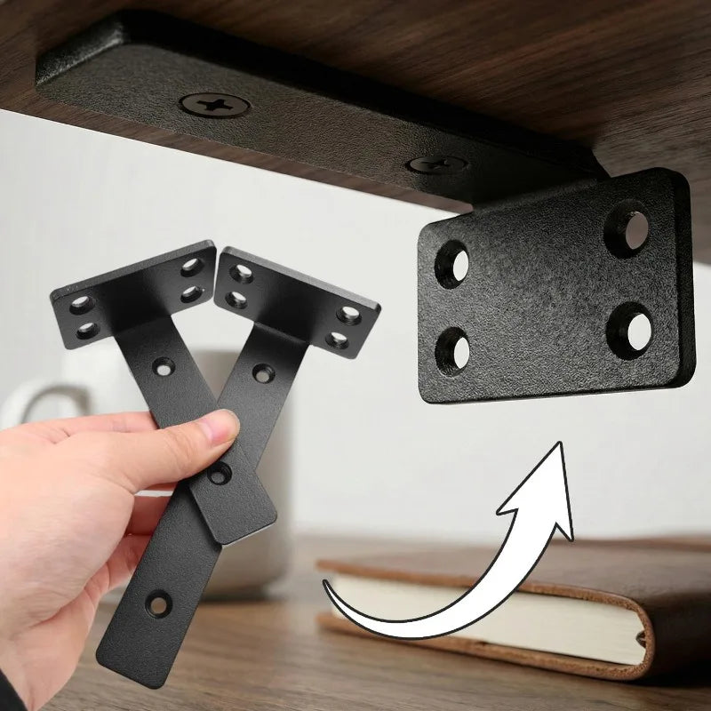 Heavy Duty L-shaped Shelves Brackets Thickened Floating Shelf Bracket Invisible Wall Shelves Support with Screws Hardware Tools    Home Decor Supply | Online Retail | ShoreShopper.com