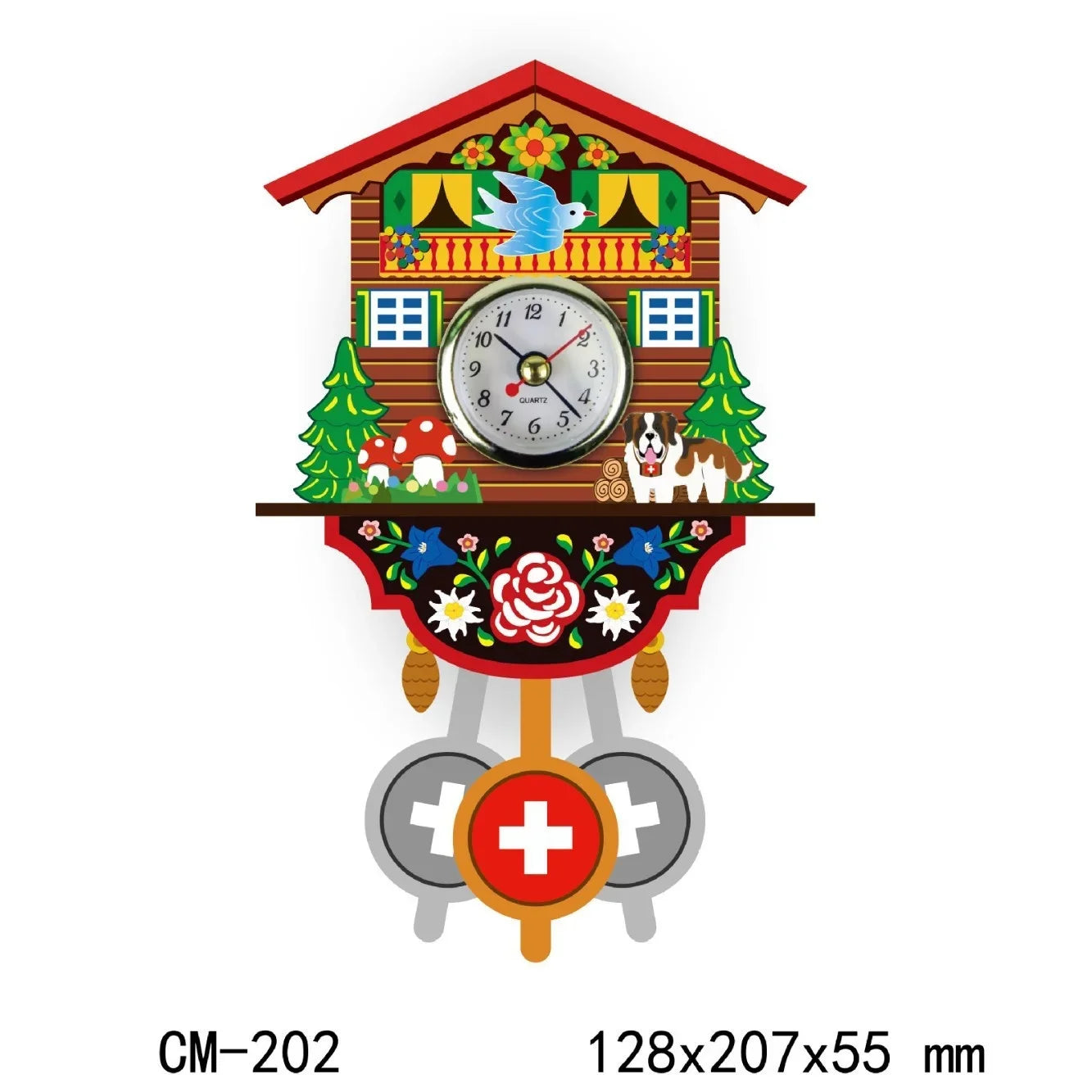 Wooden Hanging Wall Clock Bird Alarm Clock Cuckoo Clocks For Home Decoration Quartz Watch Decorative Home Decor    Home Decor Supply | Online Retail | ShoreShopper.com