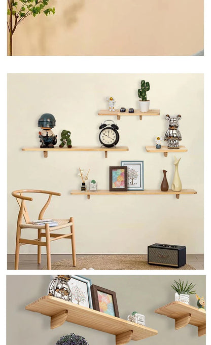 Floating Shelves for Wall Decor,Soild Wood Wall Mounted Shelf for Bathroom,Bedroom,Living Room Kitchen Storage&Decoration    Home Decor Supply | Online Retail | ShoreShopper.com