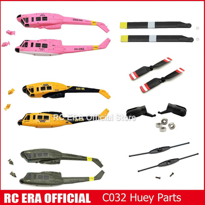 RC ERA Weathered Marine C032 UH1Huey One Click Inverted Flight TOF Optical Flow Gyro Stabilized RC Helicopter for Adults