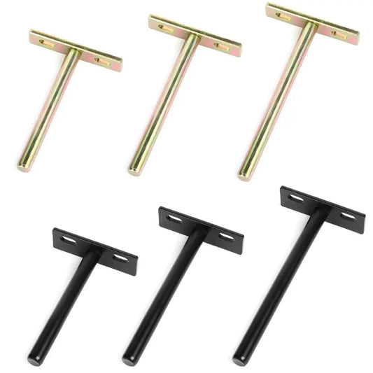 T Shape Metal Shelf Brackets Concealed Brackets Floating Hidden Wall Shelf Supports Screw Mounting Plate High Quality    Home Decor Supply | Online Retail | ShoreShopper.com