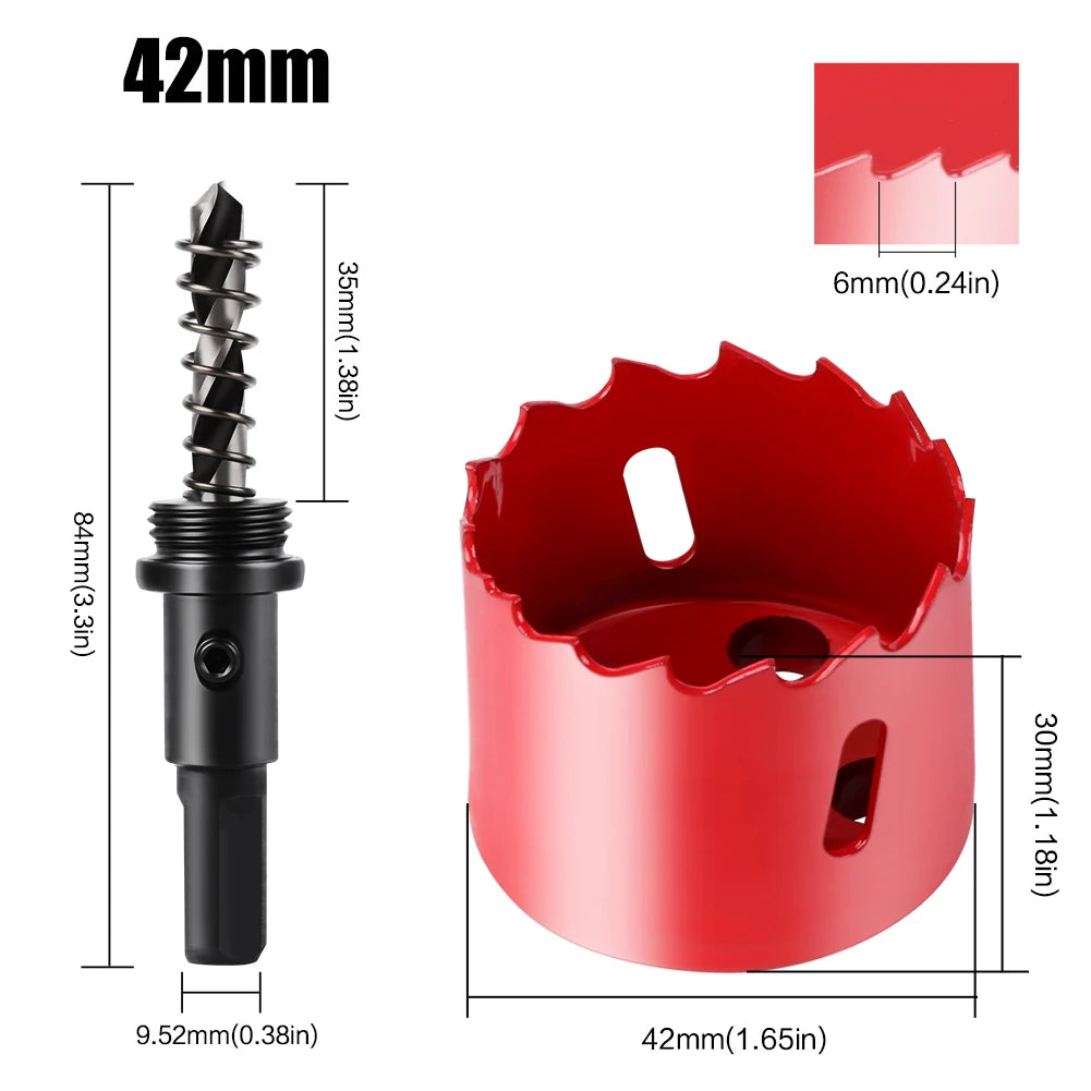 1pc 15-200mm M42 Bi-Metal Hole Saw HSS Drill Bit for Metal Iron Aluminum Stainless Plastic DIY Wood Cutter Tools    Home Decor Supply | Online Retail | ShoreShopper.com