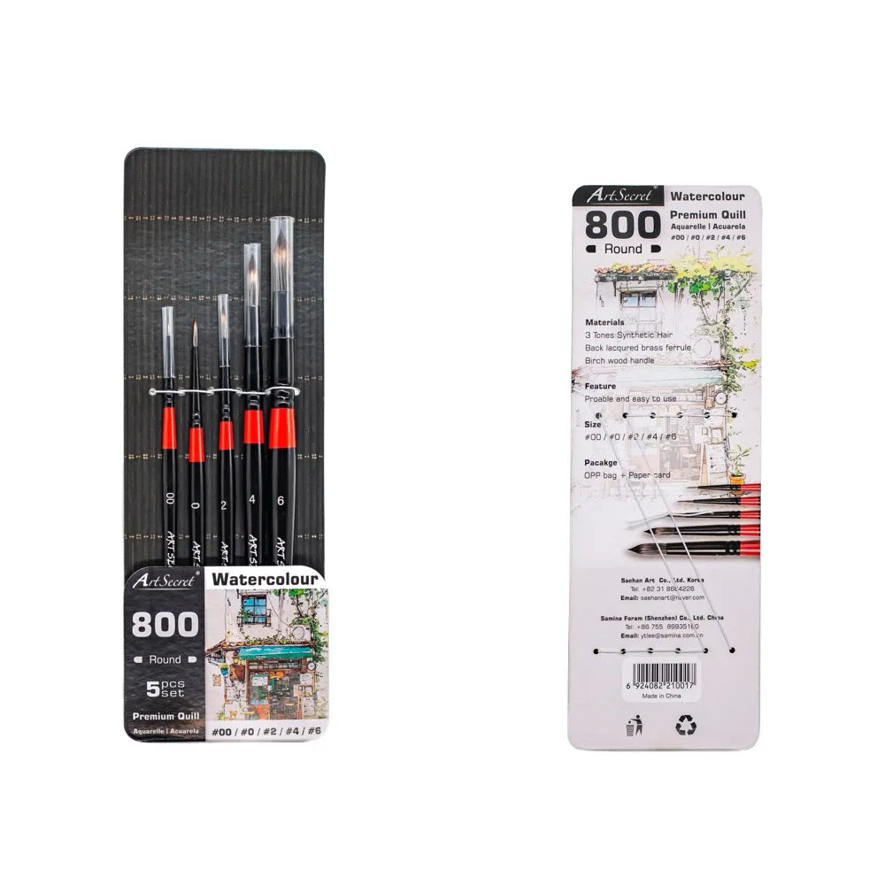 Artsecret Round Drawing Brush Set Professional Synthetic Hair Oil Watercolor Acrylic Paint Brushes Painting Art Supplies 800R    Home Decor Supply | Online Retail | ShoreShopper.com