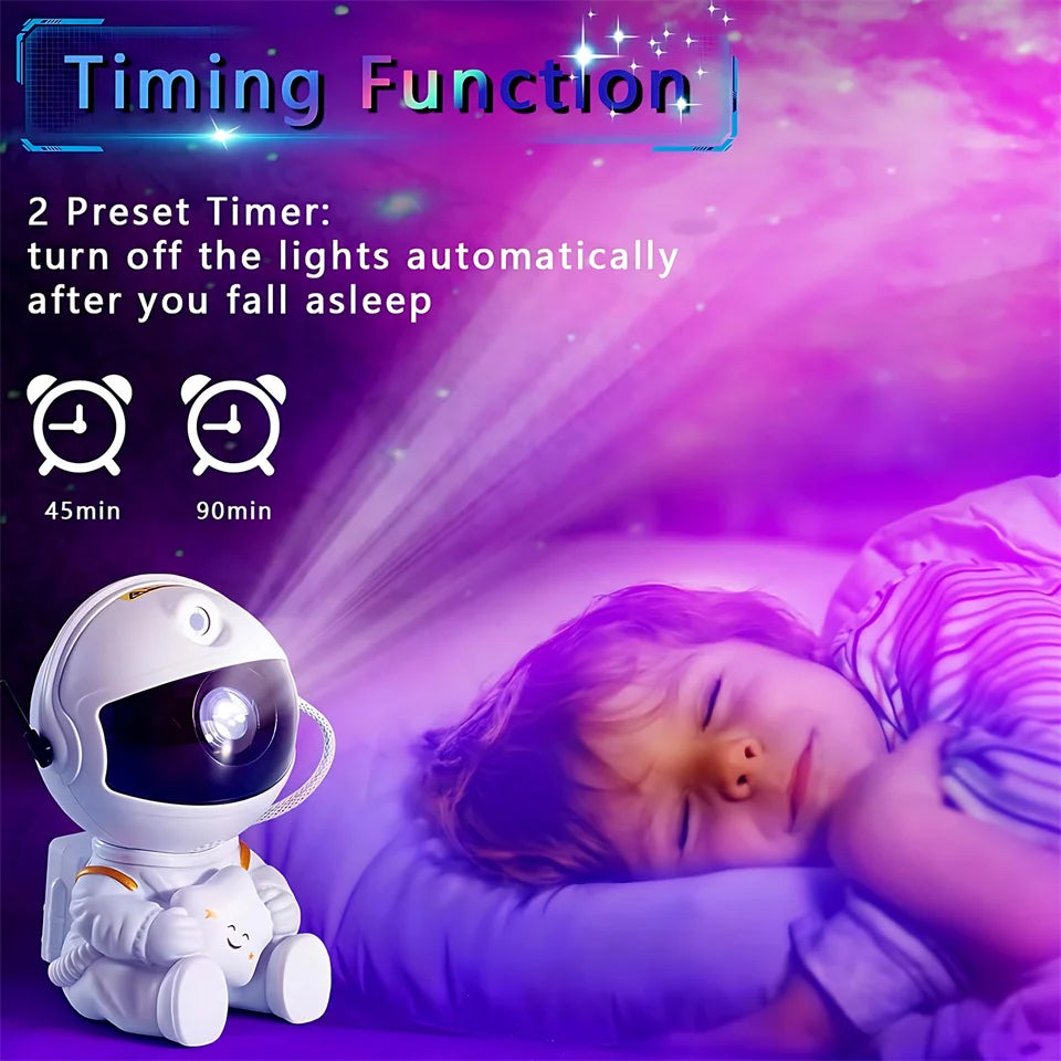 Star Projector Galaxy Night Light Astronaut Space Projector Starry Nebula Ceiling LED Lamp for Bedroom Home Decorative kids gift - ShoreCo.Shop