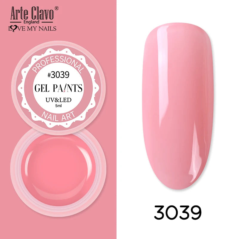 Arte Clavo Painting Gel 72 Colors 5ml Professional Nail Paint Color Gel Polish For Nail Art UV Gel Lacquer Gel Top Coat Manicure    Home Decor Supply | Online Retail | ShoreShopper.com