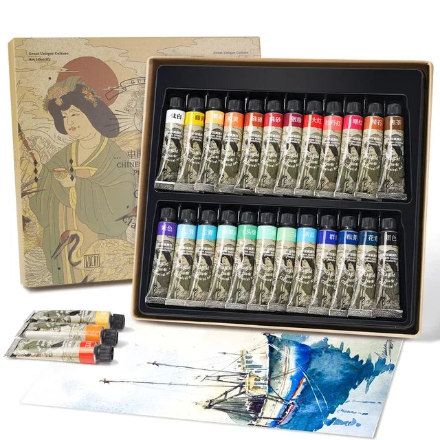 Paul Rubens 12/24 Classical Colors Artist Watercolor Paint Set for Professional Artists & Hobbists Art Supplies    Home Decor Supply | Online Retail | ShoreShopper.com