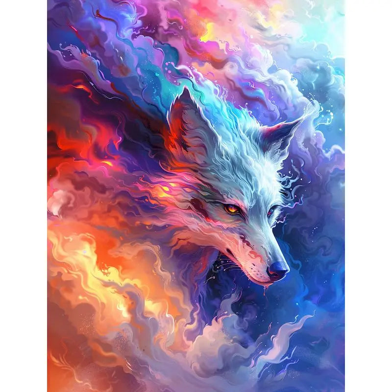 Diy Paint By Numbers For Adults Beginners Wolf Animals Acrylic Painting By Number Kits Home Decoration Framelessless    Home Decor Supply | Online Retail | ShoreShopper.com