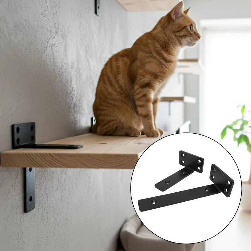 Heavy Duty L-shaped Shelves Brackets Thickened Floating Shelf Bracket Invisible Wall Shelves Support with Screws Hardware Tools    Home Decor Supply | Online Retail | ShoreShopper.com