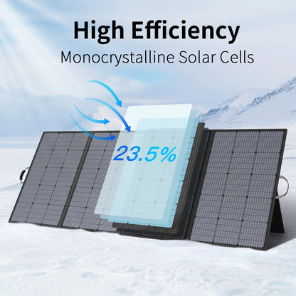MHPOWOS 400W Portable Solar Panel, Lightweight Foldable Solar Panels with an Adjustable Kickstand, IP67 Waterproof Solar Charger    Home Decor Supply | Online Retail | ShoreShopper.com