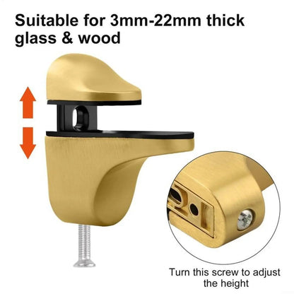 Shelf Brackets Adjustable Shower Glass Shelf Brackets Holder Parts Holder Support Clip Hardware for Wood Acrylic Cabinet Bar    Home Decor Supply | Online Retail | ShoreShopper.com
