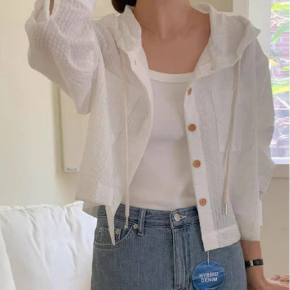 Women Shirt Summer Fashion Sunshade Long Sleeve Casual    Your Coastal Marketplace | Shoreshopper.com