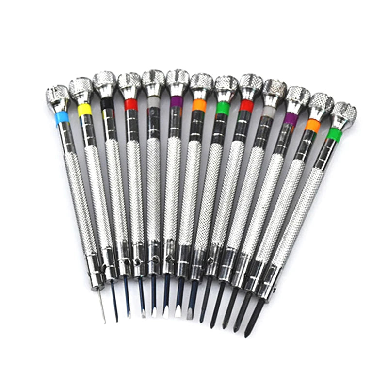 13 Pack Premium Practical Metal 0.6-2.0mm Professional Slotted Cross Screwdriver Set Watchmaker Watch Repair Tools Kit    Home Decor Supply | Online Retail | ShoreShopper.com
