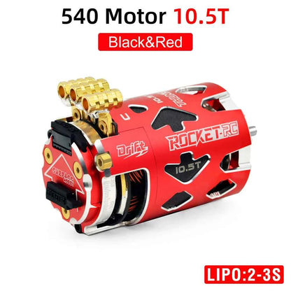 Rocket RC Brushless Motor Thunder 540 Sensored 10.5T 13.5T 3.175 mm Shaft for 1/10 RC Racing Drift Car Parts Surpass Hobby