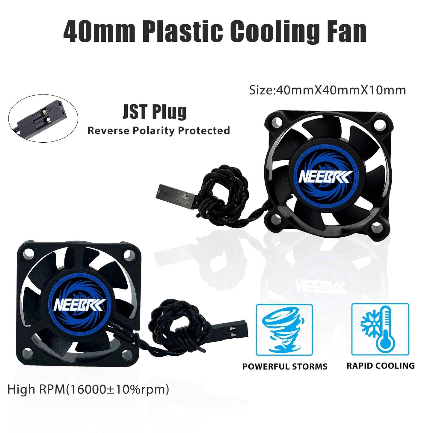 RC Motor Waterproof Fan 25/30/35/40/45/50mm 10000-30000RPM 5V-12V DC Rapid Cool Cooling Heatsink for Brushless Motor 28/36/42mm