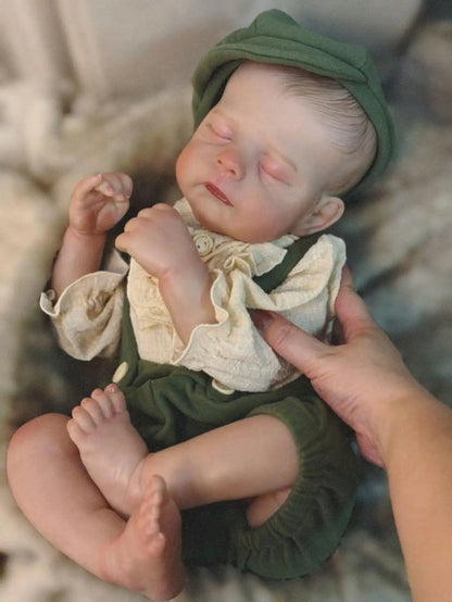 18-Inch Adorable Eric Reborn Baby Doll Sleeping Pose | Flexible Cloth Body, Collectible Art Gift    Home Decor Supply | Online Retail | ShoreShopper.com
