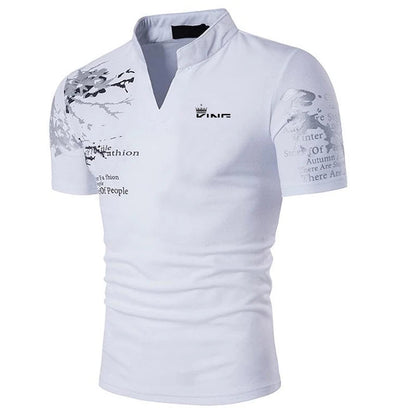 Men's Polo Shirt Golf Shirt Graphic Prints V Neck Outdoor Street Short Sleeves Print Clothing Sports Fashion Streetwear Designer    Home Decor Supply | Online Retail | ShoreShopper.com