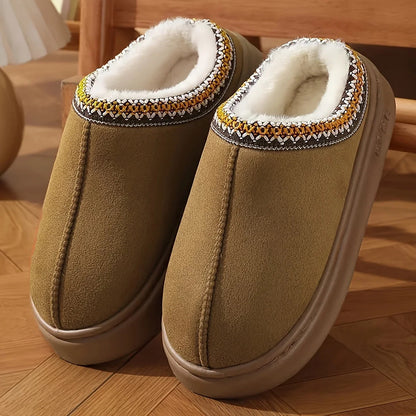 CloudComfort Plush Fleece Lined Slippers - Soft Sole Warm Indoor & Outdoor House Shoes for Men & Women    Your Coastal Marketplace | Shoreshopper.com