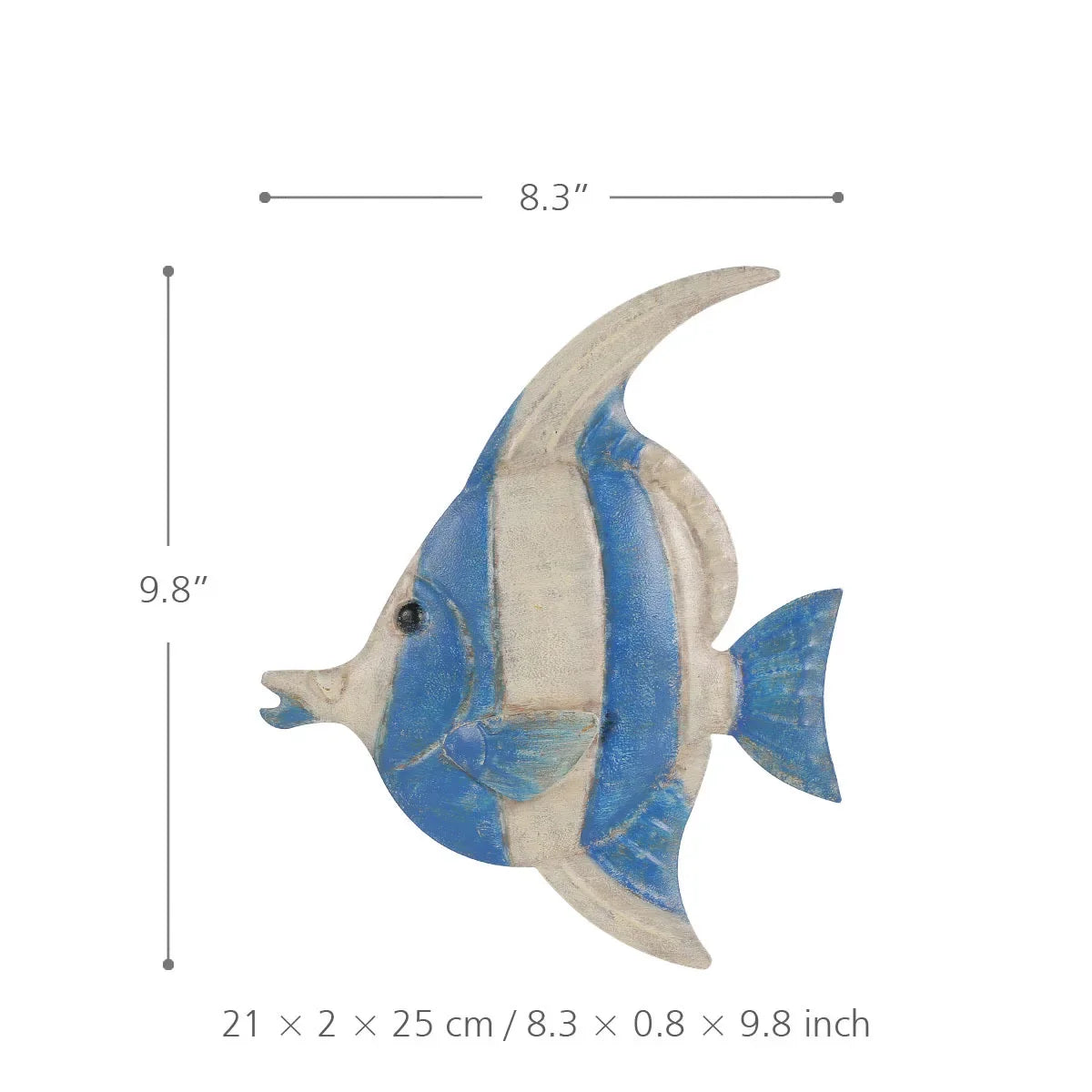 Fish Wall Hanging Iron Wall Decor Creative Ornament Craft Wall Setting Marine Life Home Decoration Accessories    Your Coastal Marketplace | Shoreshopper.com