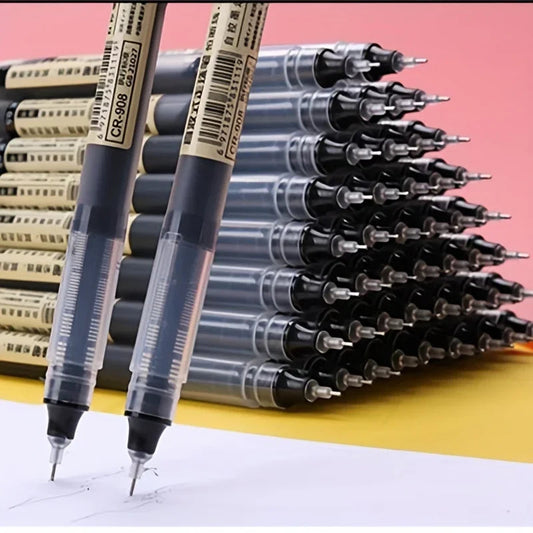 10Pcs/set High Quality Needle Type Gel Pens Straight Liquid Ballpoint Pen Kawaii Stationery School Office Supplies Writing    Home Decor Supply | Online Retail | ShoreShopper.com