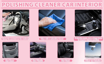 Car Interior Cleaner, Vehicle Interior Polish, 100ml Car Interior Cleaner, Interior Detailer Spray, Total Car Interior Cleaner    Home Decor Supply | Online Retail | ShoreShopper.com