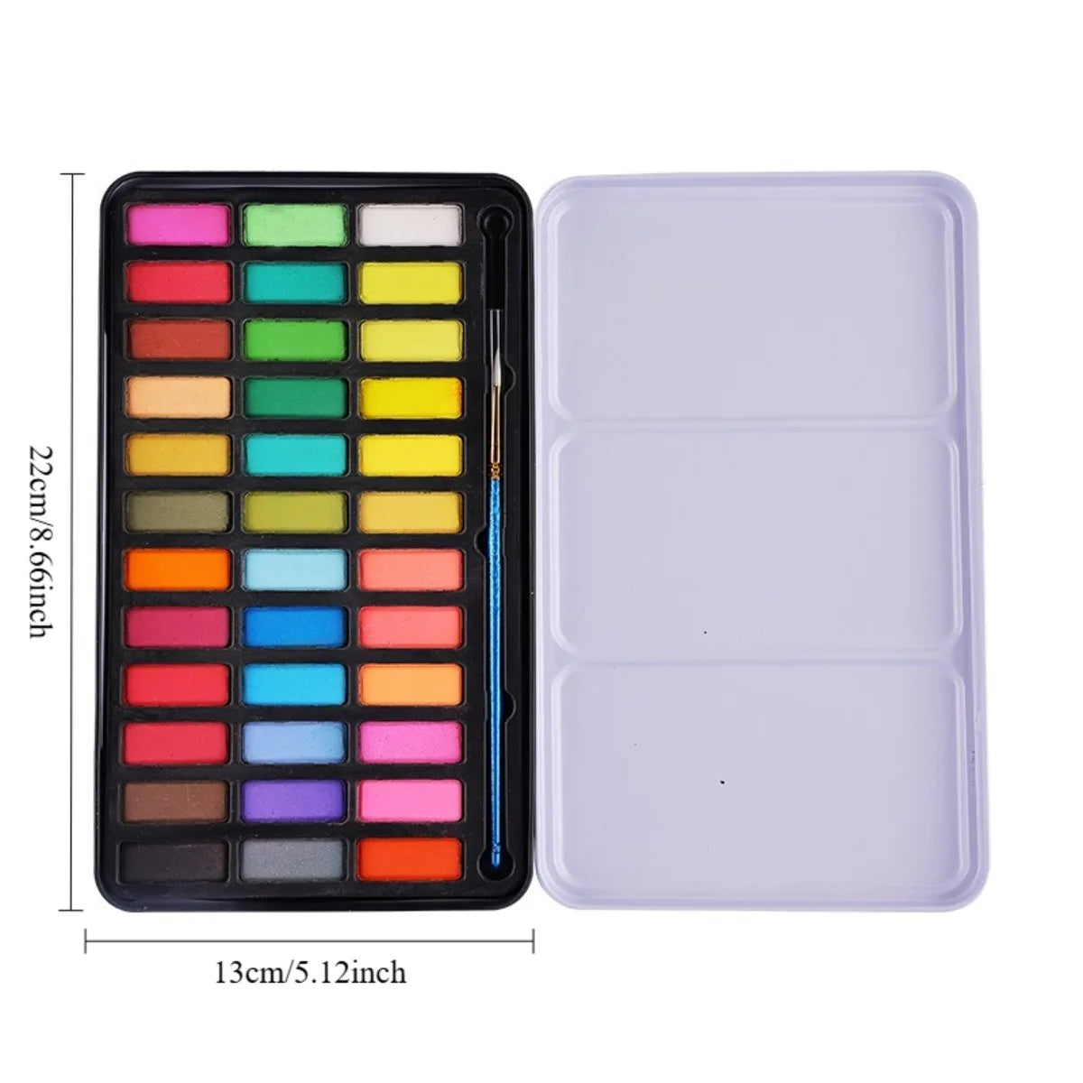 Portable Iron Box Solid Watercolor Paint Set for Art And Hand Drawing Portable Art Supplies    Home Decor Supply | Online Retail | ShoreShopper.com
