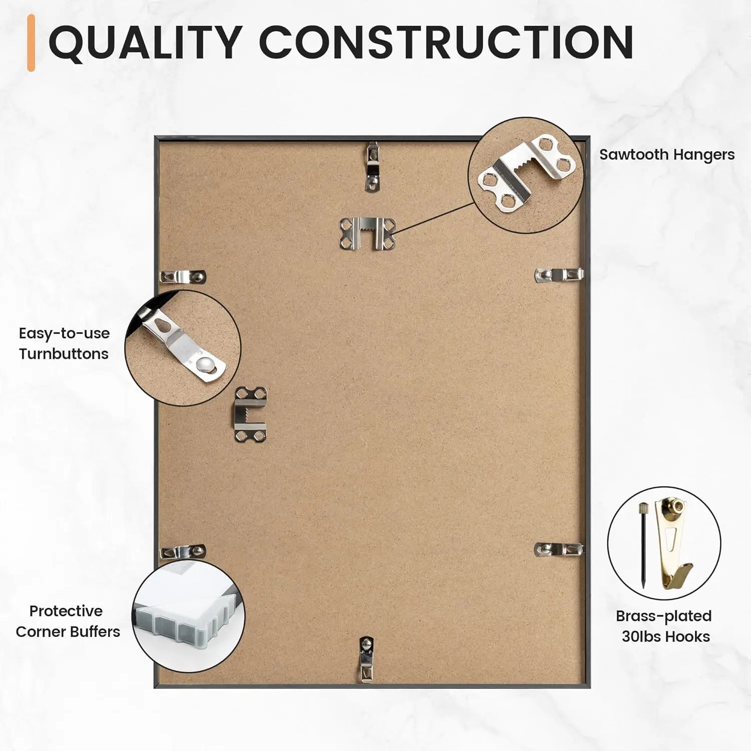 3pcs 30x40 50x70cm Picture Frames Aluminum Modern Photo Frame Black With Mat For Wall Art Mounting Canvas Print Home Decor    Home Decor Supply | Online Retail | ShoreShopper.com