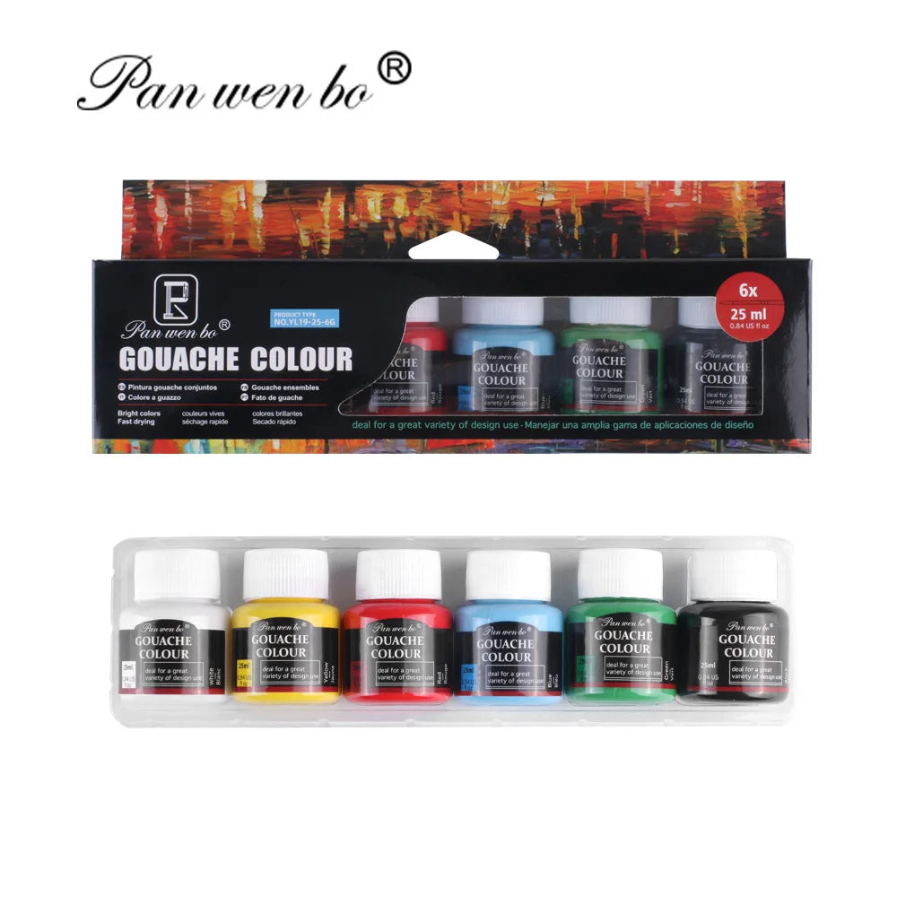 Acrylic Paint Set 6/12 Colors 25ml,Water-Proof Portable Art Rich Pigments for DlY Craft,Drawing,Painting,Canvas, Rock    Home Decor Supply | Online Retail | ShoreShopper.com