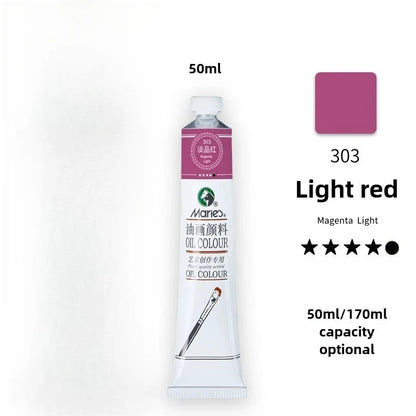 Maries Oil Paint 50ML Oil Painting Art Creation Pigment Large Oil Paint Paint Single Commonly Used 24 Colors    Home Decor Supply | Online Retail | ShoreShopper.com