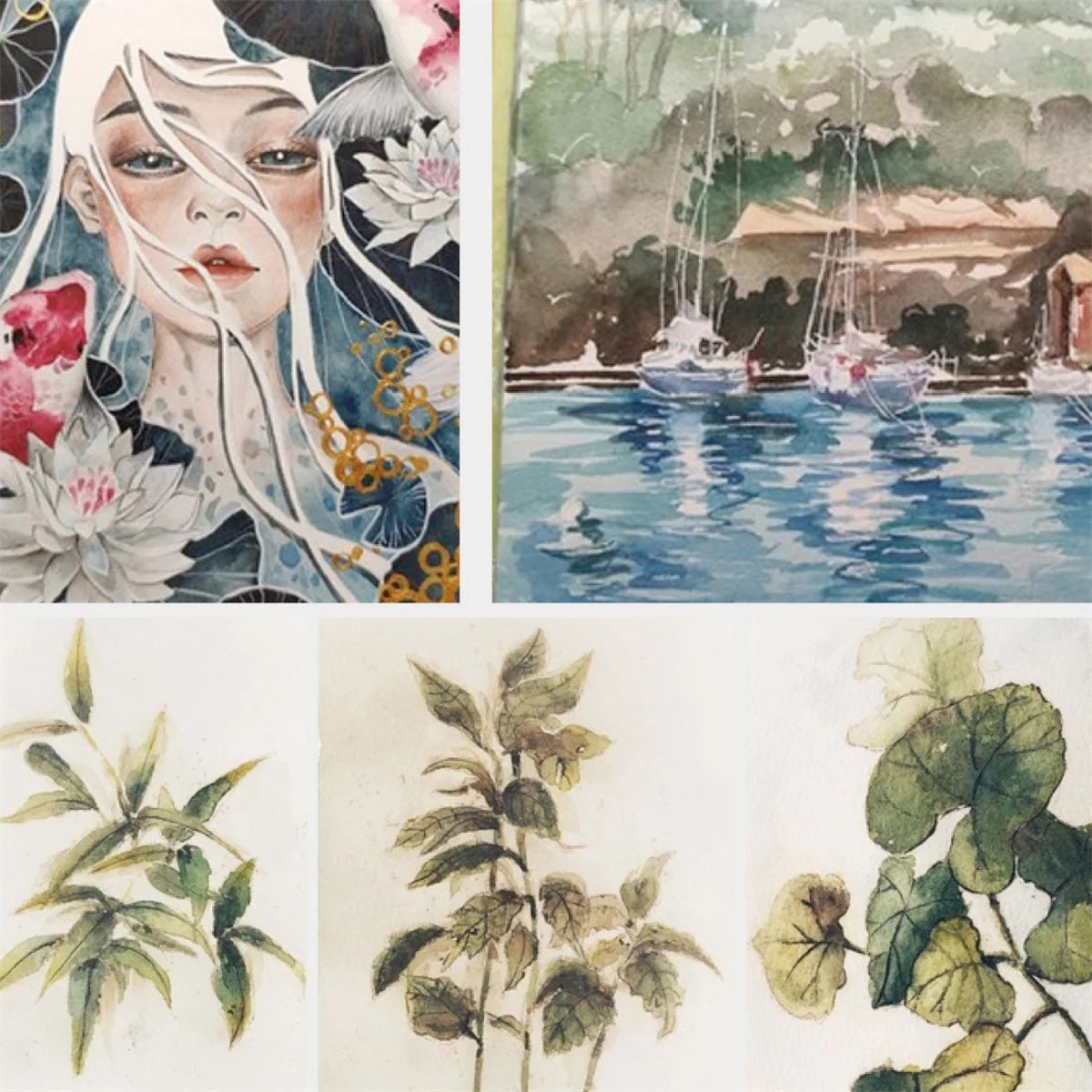 A4 30 Pages Paper Watercolor Book Hand-painted painting Book Fine Lines Water-Solube Color Art Supplies    Home Decor Supply | Online Retail | ShoreShopper.com