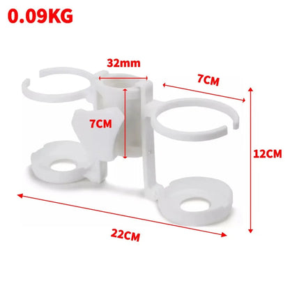 Beach Umbrella Drink Holder - Portable Cup Tray for Poolside/Boating, Plastic Patio Accessory with Adjustable Clamp for Parasols    Your Coastal Marketplace | Shoreshopper.com