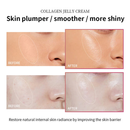 Anti Aging Collagen Face Cream 100ml Niacinamide Moisturizer Hydrating Gel For Tightening Soothing Firmness Skincare - ShoreCo.Shop