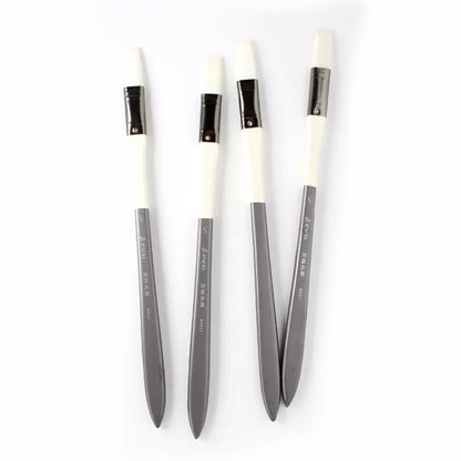 4 Pc 1/2 "Bristle Brushes Oil Painting Brush Graffiti Watercolor Paintbrush Art Material Tool Set For Acrylic scrubbing brush    Home Decor Supply | Online Retail | ShoreShopper.com