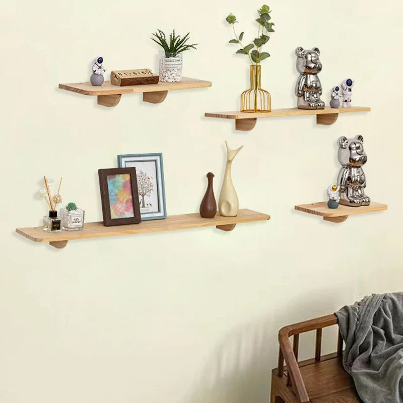 Floating Shelves for Wall Decor,Soild Wood Wall Mounted Shelf for Bathroom,Bedroom,Living Room Kitchen Storage&Decoration    Home Decor Supply | Online Retail | ShoreShopper.com