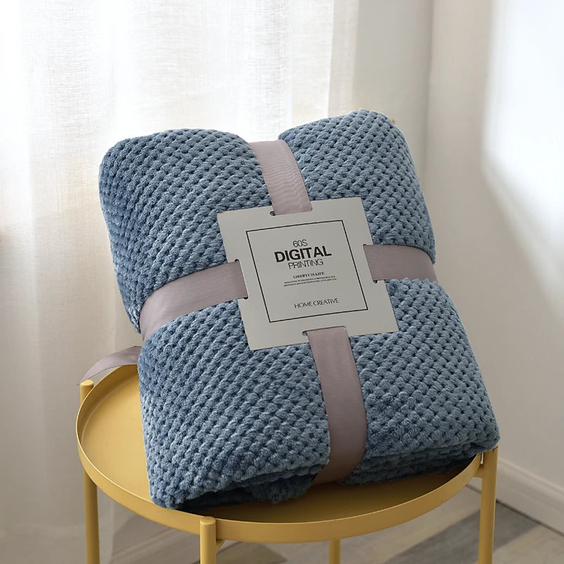 Fluffy Coral Velvet Blanket Flannel Plush Comfortable Thickened and Warm Soft Sofa Throw Blanket for Air-Conditioned Room Luxury    Your Coastal Marketplace | Shoreshopper.com