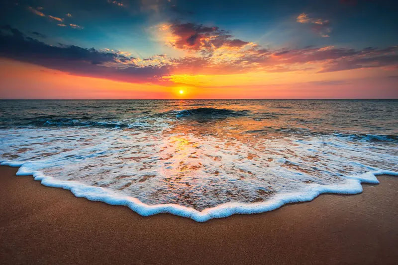 Beach Sunset Wall Art Posters Large Landscape Canvas Painting Print Nordic Wall Decoration Picture For Home Decor    Your Coastal Marketplace | Shoreshopper.com